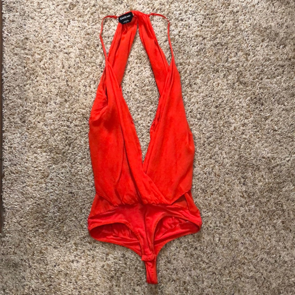 Red BeBe bodysuit